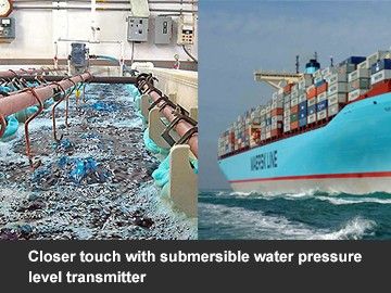 Closer touch with submersible water pressure level transmitter