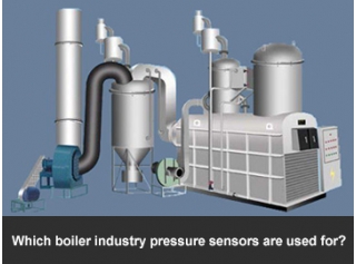 Which boiler industry pressure sensors are used for?