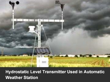 Hydrostatic Level Transmitter Used in Automatic Weather Station