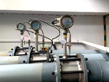 Vortex Flow Meter with Temperature and Pressure Compensation