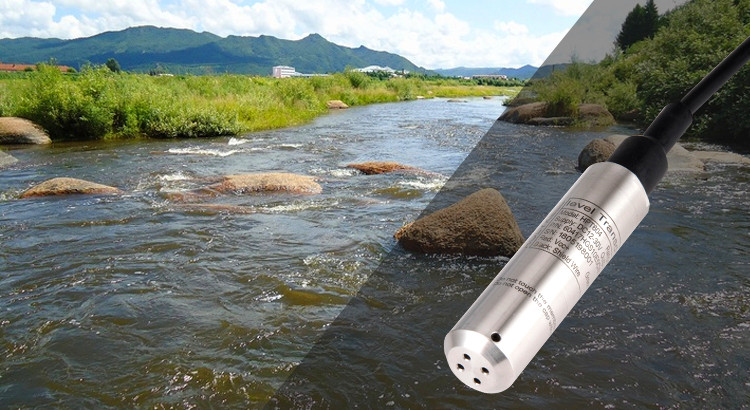 submersible water level sensor for water treatment