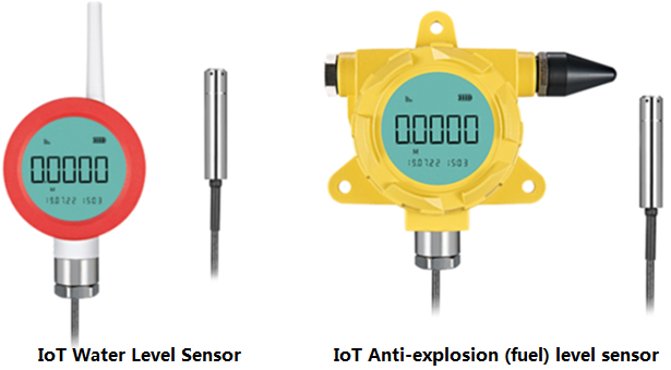 IoT level sensors are used for fuel or water level measurement