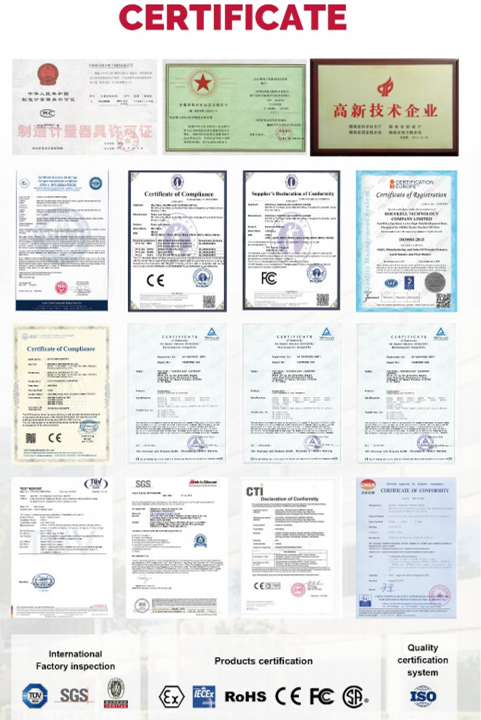 Industrial Pressure Transmitter with ATEX CE ISO SGS Certificates