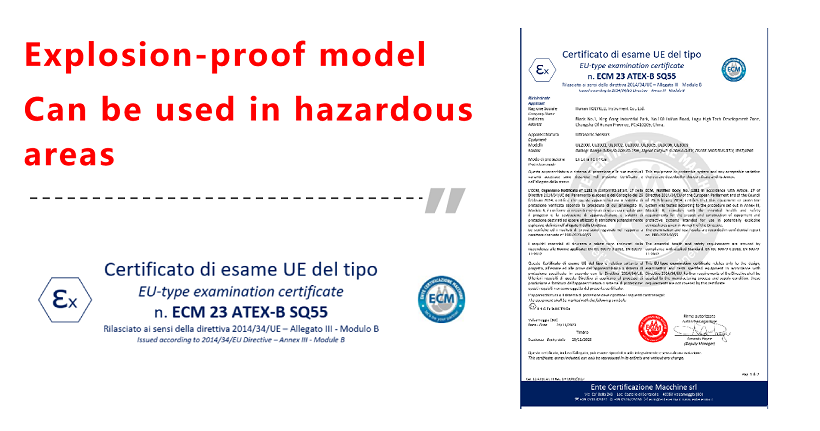 Explosion-proof ex ATEX