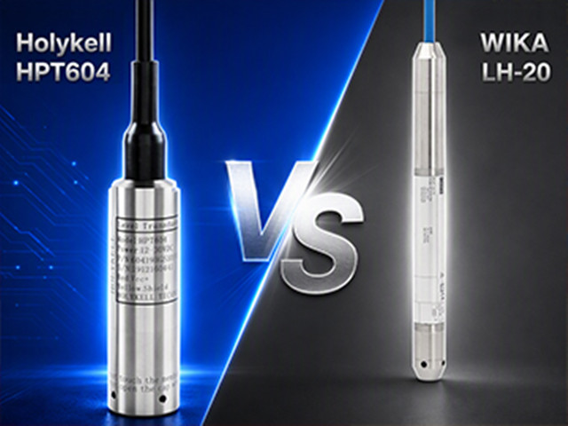 HOLYKELL HPT604A VS WIKA LH20 SUBMERSIBLE LEVEL SENSORS